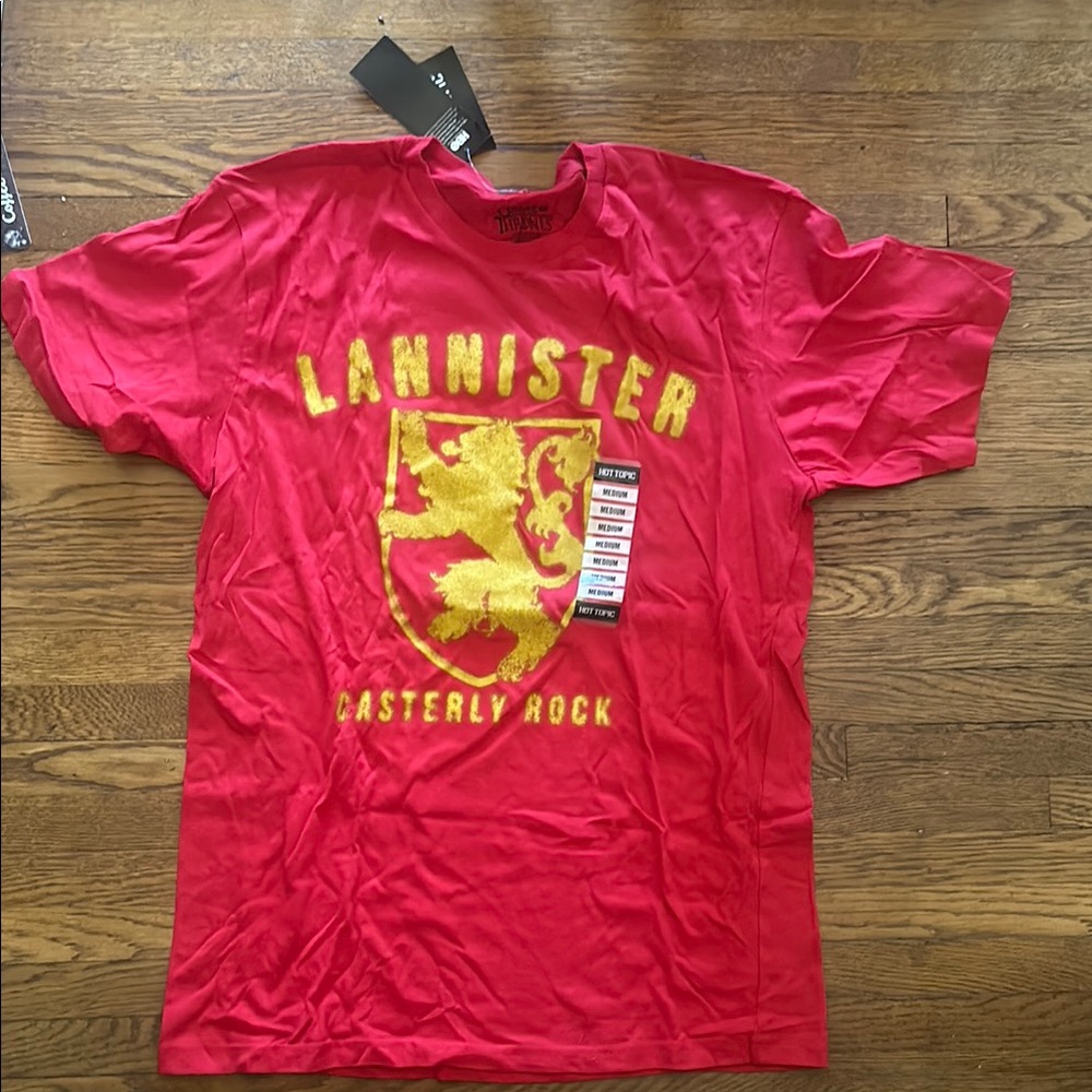 Red and Gold Lannister Short Sleeve Tee